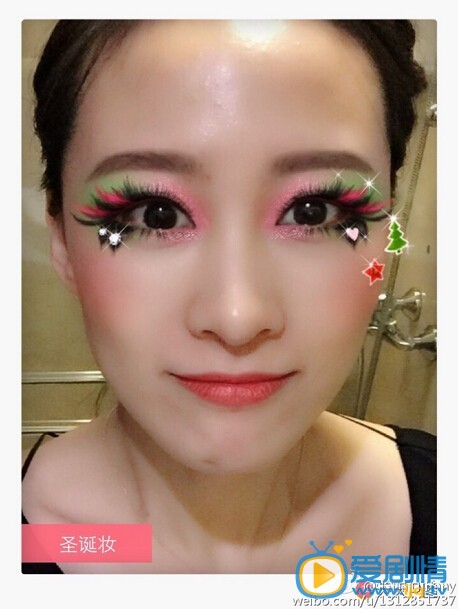 张静静恶搞化妆照 张静静高清写真_张静静高清剧照
