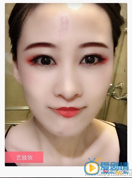 张静静恶搞化妆照 张静静高清写真_张静静高清剧照