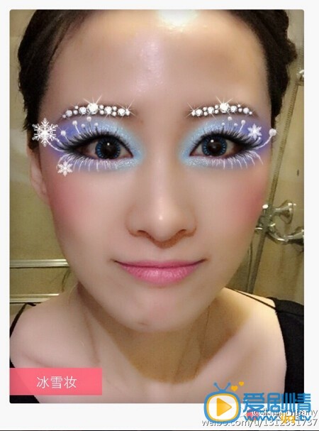 张静静恶搞化妆照 张静静高清写真_张静静高清剧照