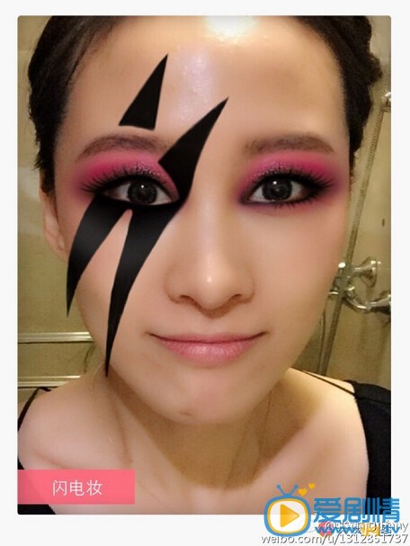 张静静恶搞化妆照 张静静高清写真_张静静高清剧照