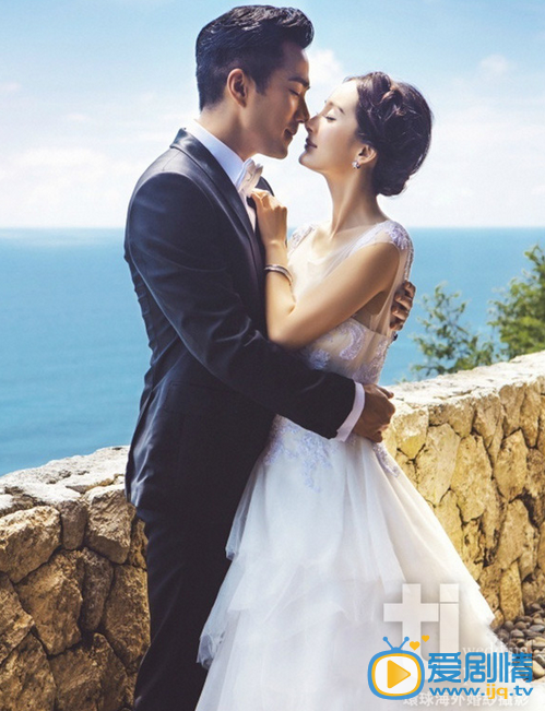 刘恺威婚纱照 婚纱照