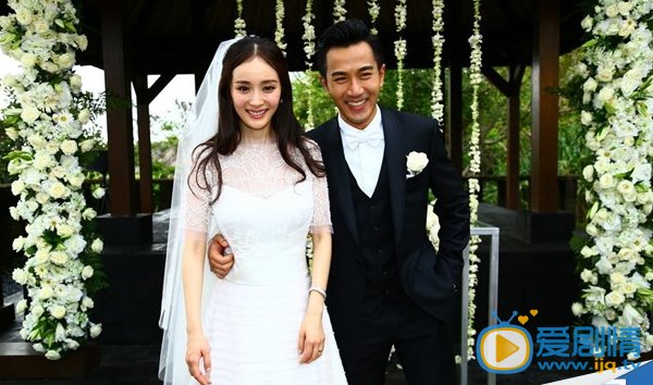 刘恺威婚纱照 婚纱照