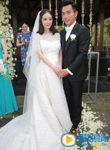 刘恺威婚纱照 婚纱照