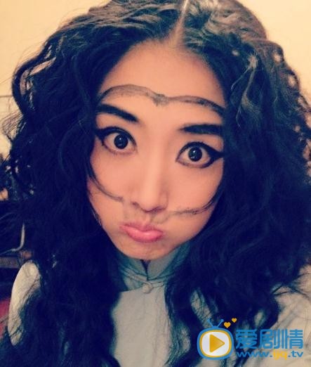 陈洁嘟嘴卖萌照 陈洁高清写真_陈洁高清剧照