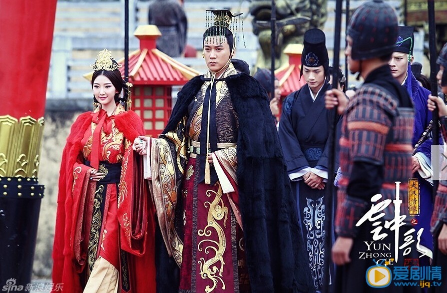 大汉情缘之云中歌杨颖杨蓉剧中颜值担当 被称最美双珠。