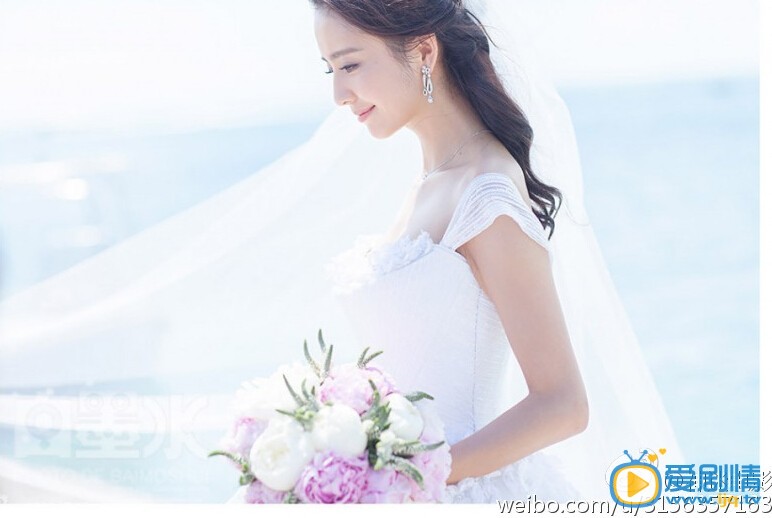 佟丽娅婚纱照 2014年1月16日佟丽娅和陈思成在太平洋塔希提岛举行婚礼，婚礼的伴娘团和伴郎团整容强大。