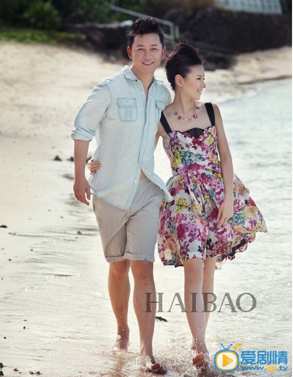 董洁和潘粤明婚纱照 董洁高清写真_董洁高清剧照
