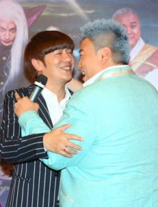 刘海戏金蟾将播 陈浩民林子聪好兄弟发布会现场秀“恩爱”