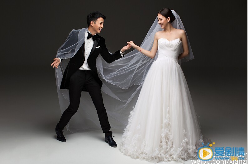 弦子婚纱照 2016年1月21日，李茂与弦子在京举行大婚，婚纱照组图、婚礼现场照片