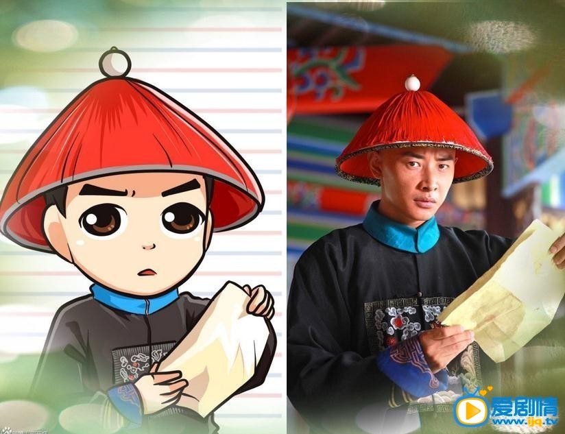罗晋Q版素描图 罗晋高清写真_罗晋高清剧照