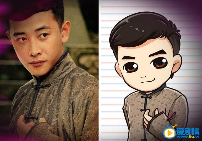 罗晋Q版素描图 罗晋高清写真_罗晋高清剧照