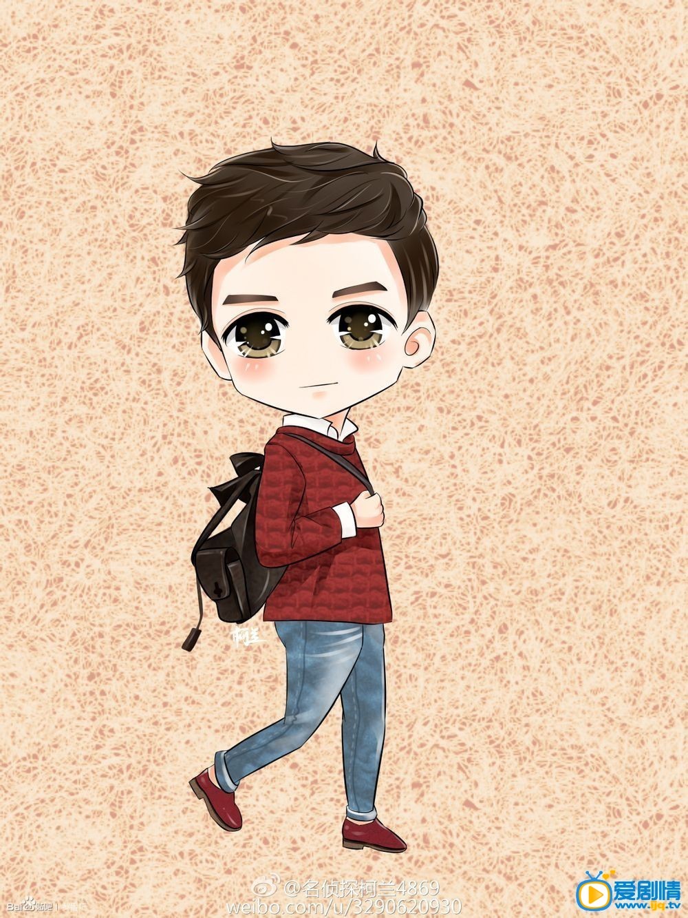 罗晋Q版素描图 罗晋高清写真_罗晋高清剧照