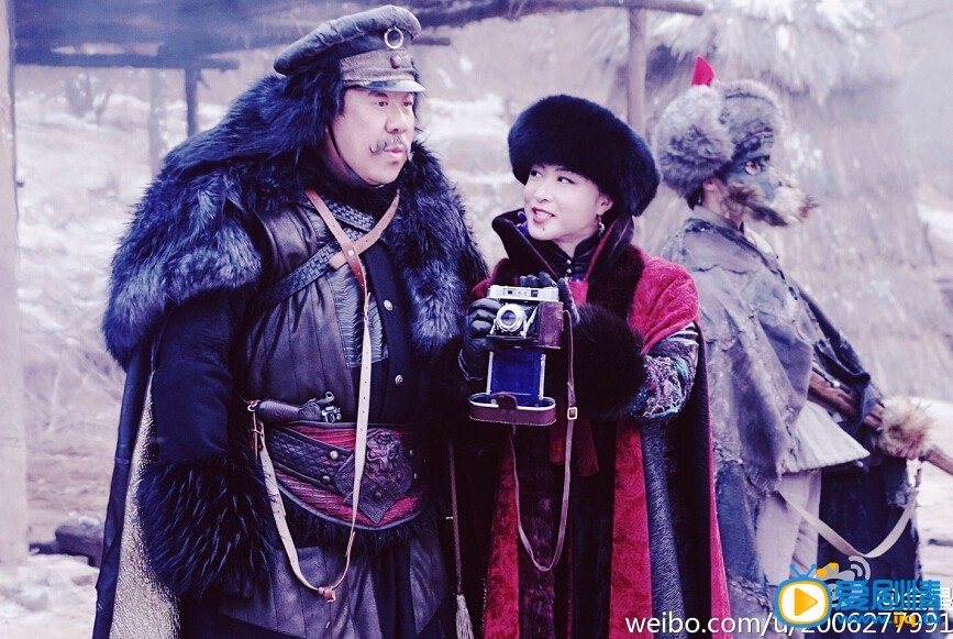 金星影视剧照 金星在电视剧《林海雪原》中饰演蝴蝶迷，这是金星的电视处女秀，金星曾经客串过电影《分手大师》