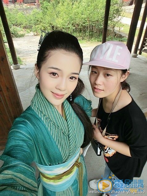 赵樱子幕后花絮照 赵樱子高清写真_赵樱子高清剧照