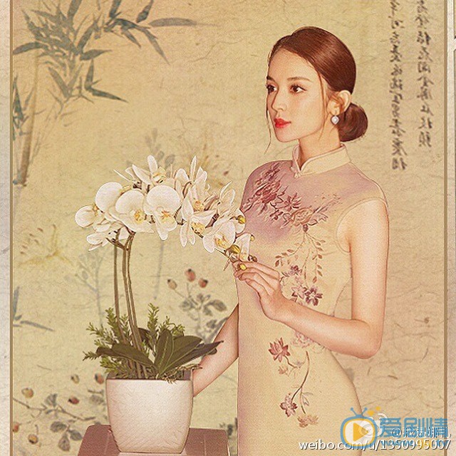 古力娜扎古典旗袍照 古力娜扎高清写真_古力娜扎高清剧照