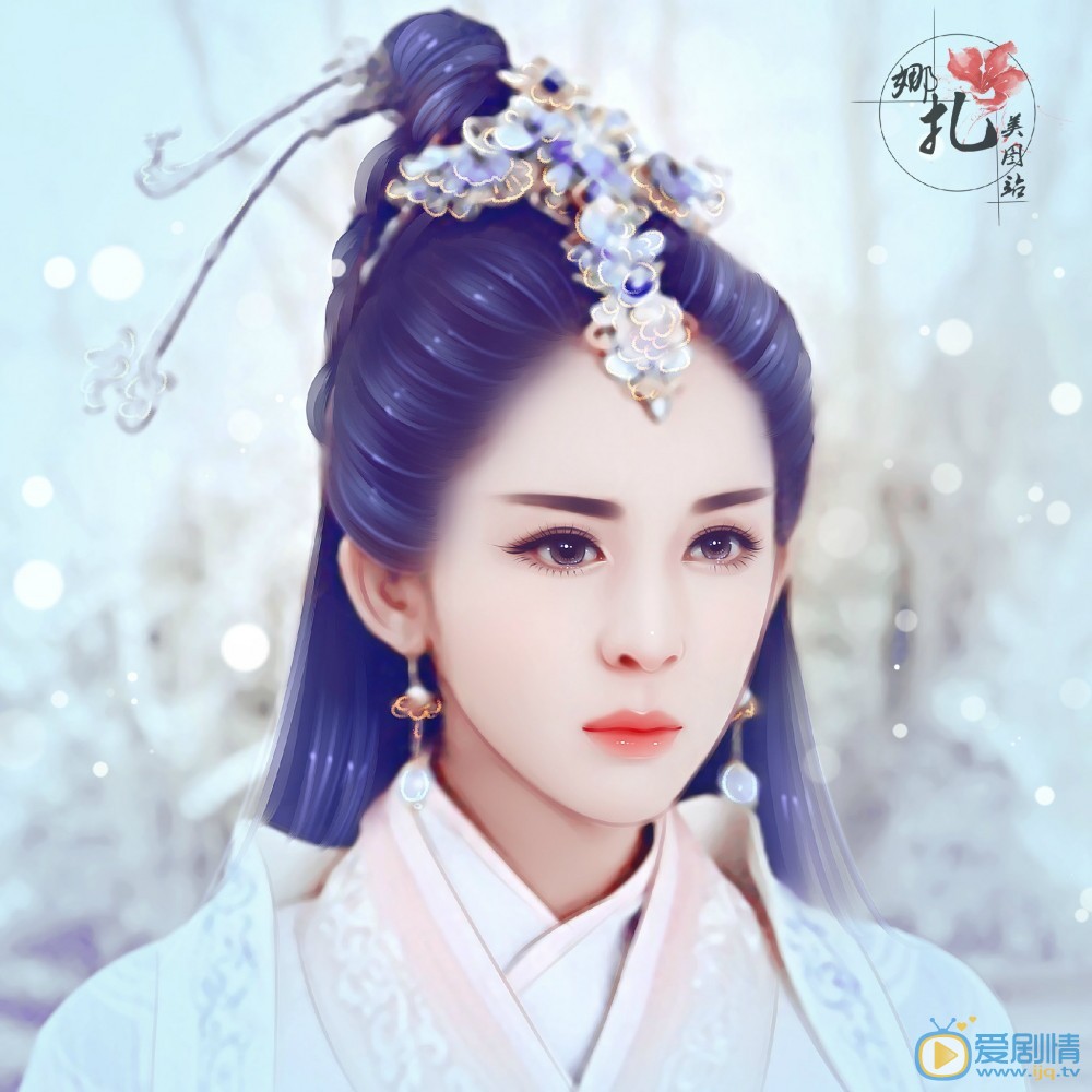 古力娜扎手绘素描 古力娜扎高清写真_古力娜扎高清剧照