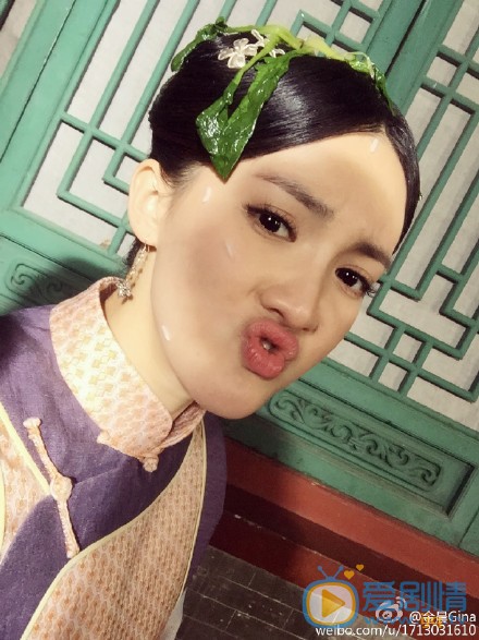 金晨搞怪照 金晨高清写真_金晨高清剧照