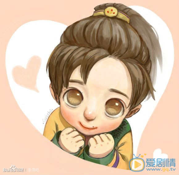 李倩Q版素描照 李倩高清写真_李倩高清剧照