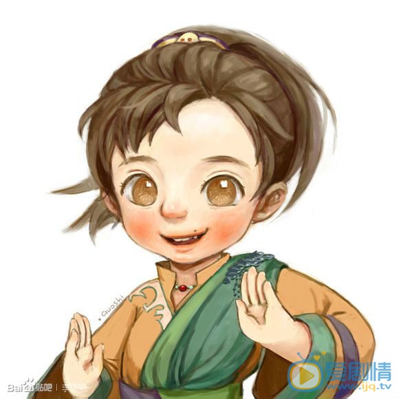 李倩Q版素描照 李倩高清写真_李倩高清剧照