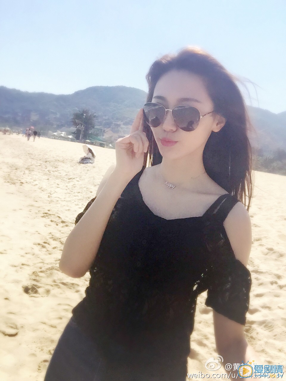 黄梦莹海边照 黄梦莹高清写真_黄梦莹高清剧照