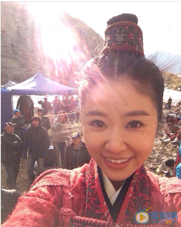 《秀丽江山之长歌行》华丽归来 林心如片场卖萌照都美翻了