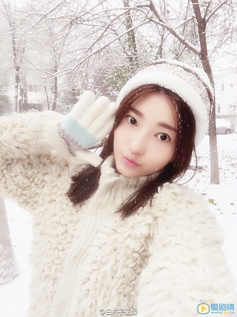 白卉子冬日写真 白卉子高清写真_白卉子高清剧照