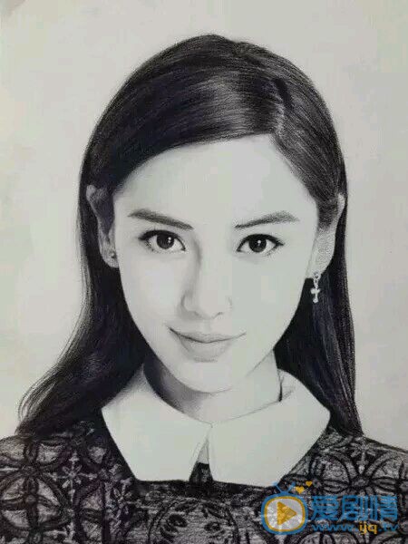 杨颖素描 杨颖高清写真_杨颖高清剧照
