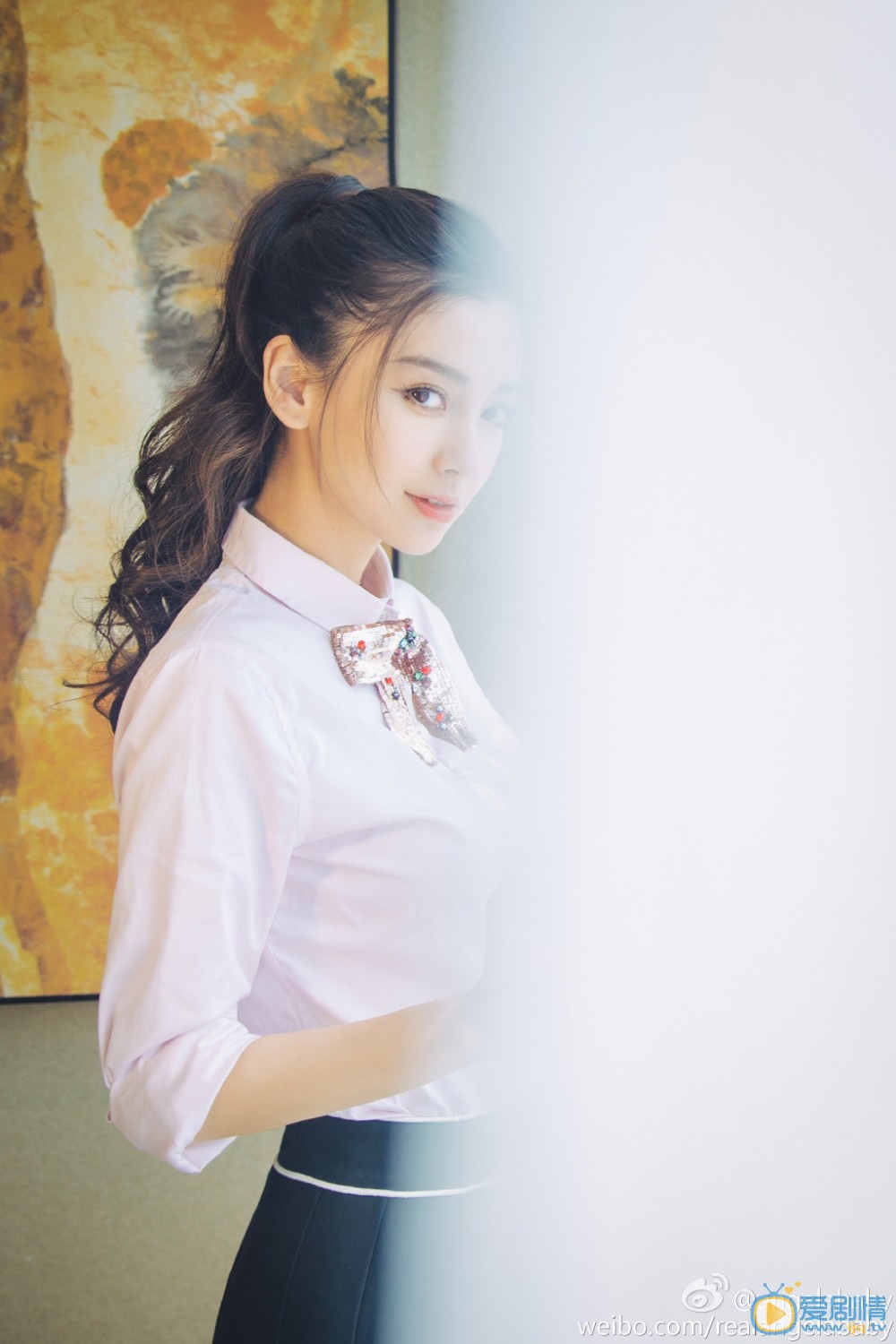 杨颖清纯学生照 杨颖高清写真_杨颖高清剧照