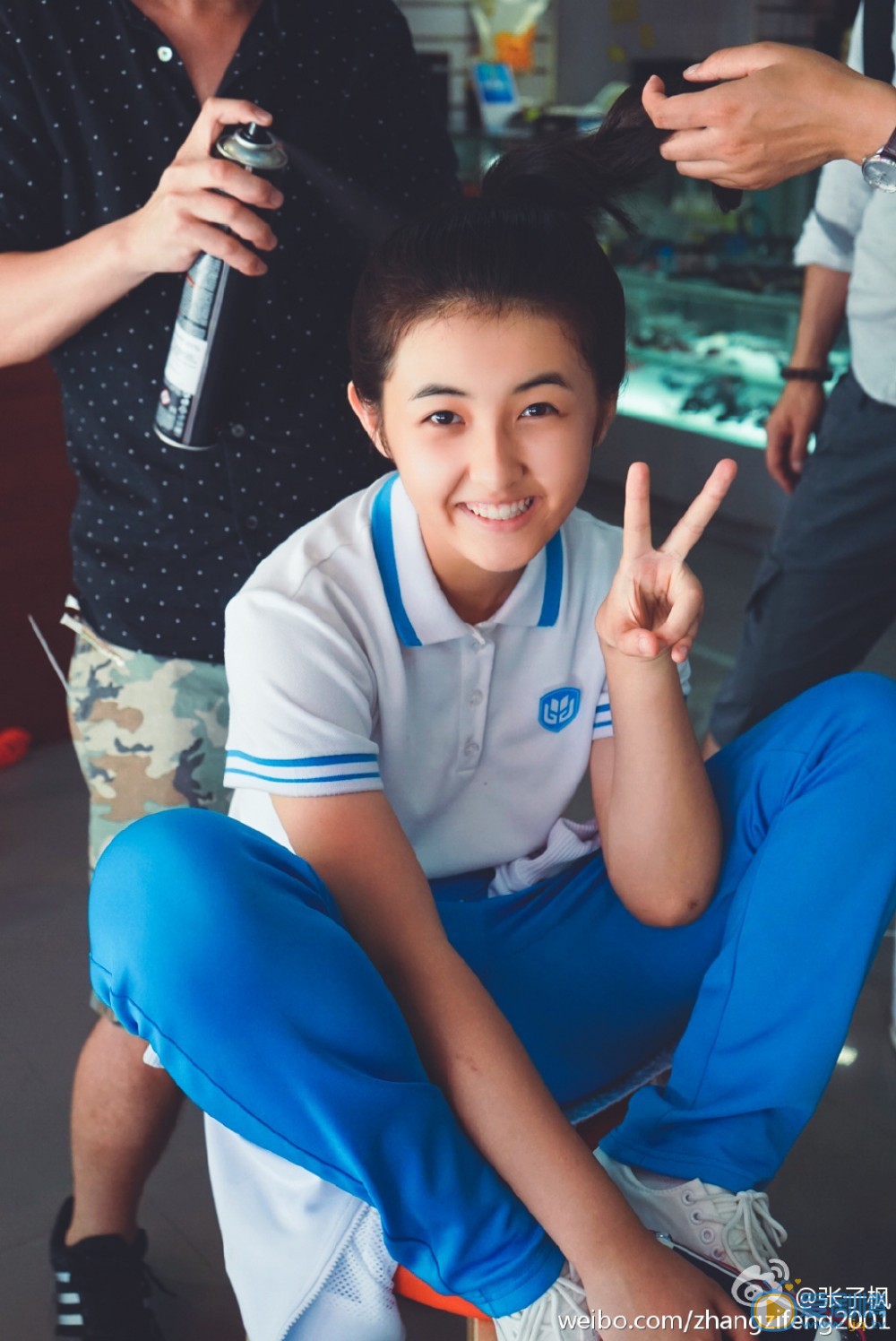 张子枫片场照 张子枫高清写真_张子枫高清剧照