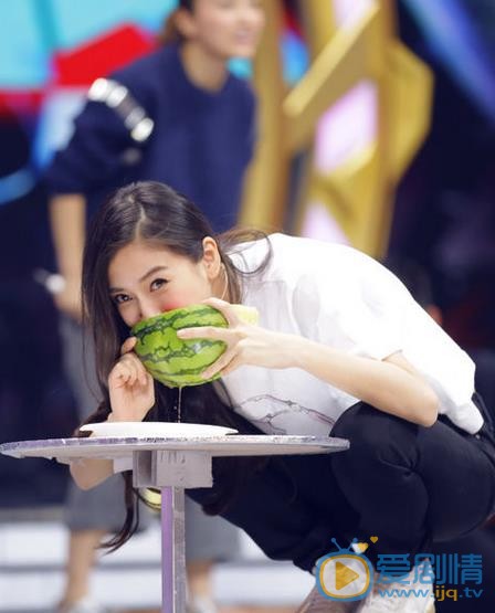 Angelababy快乐大本营节目照 Angelababy高清写真_Angelababy高清剧照