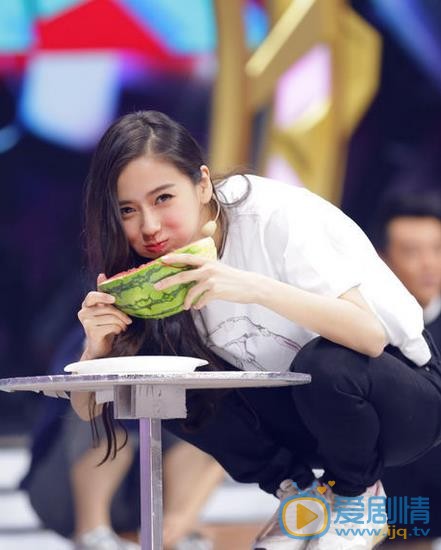 Angelababy快乐大本营节目照 Angelababy高清写真_Angelababy高清剧照