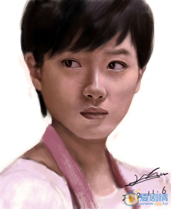 万茜Q版素描照 万茜高清写真_万茜高清剧照