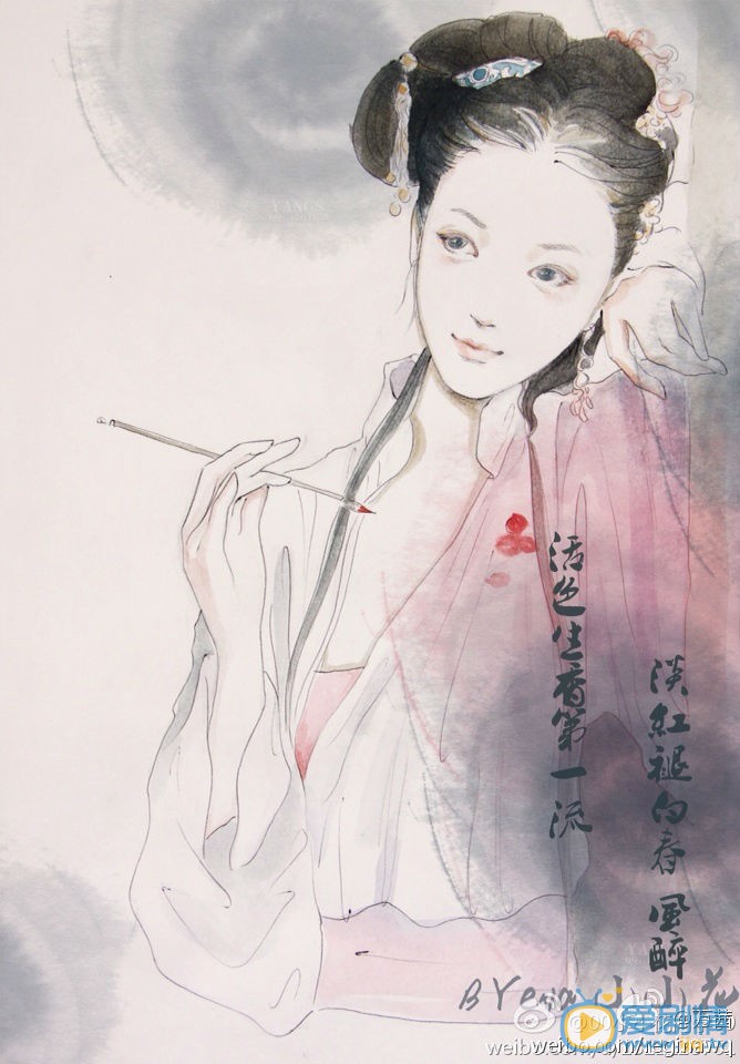 万茜Q版素描照 万茜高清写真_万茜高清剧照