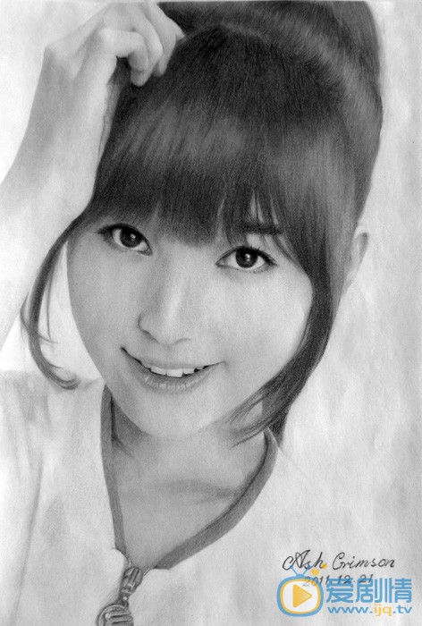 金莎素描照 金莎素描照