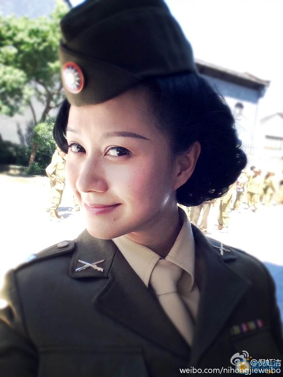 倪虹洁片场照 倪虹洁高清写真_倪虹洁高清剧照