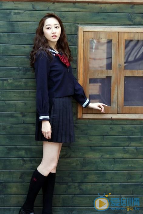 蒋梦婕学生装写真 蒋梦婕学生服写真
