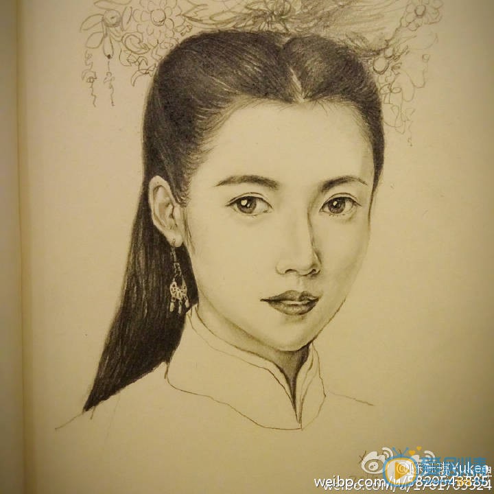 陈钰琪素描照 陈钰琪素描照
