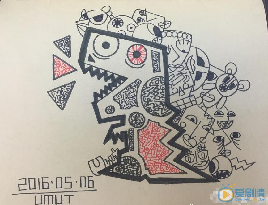 吾木提·吐尔逊爱画画 吾木提·吐尔逊高清写真_吾木提·吐尔逊高清剧照