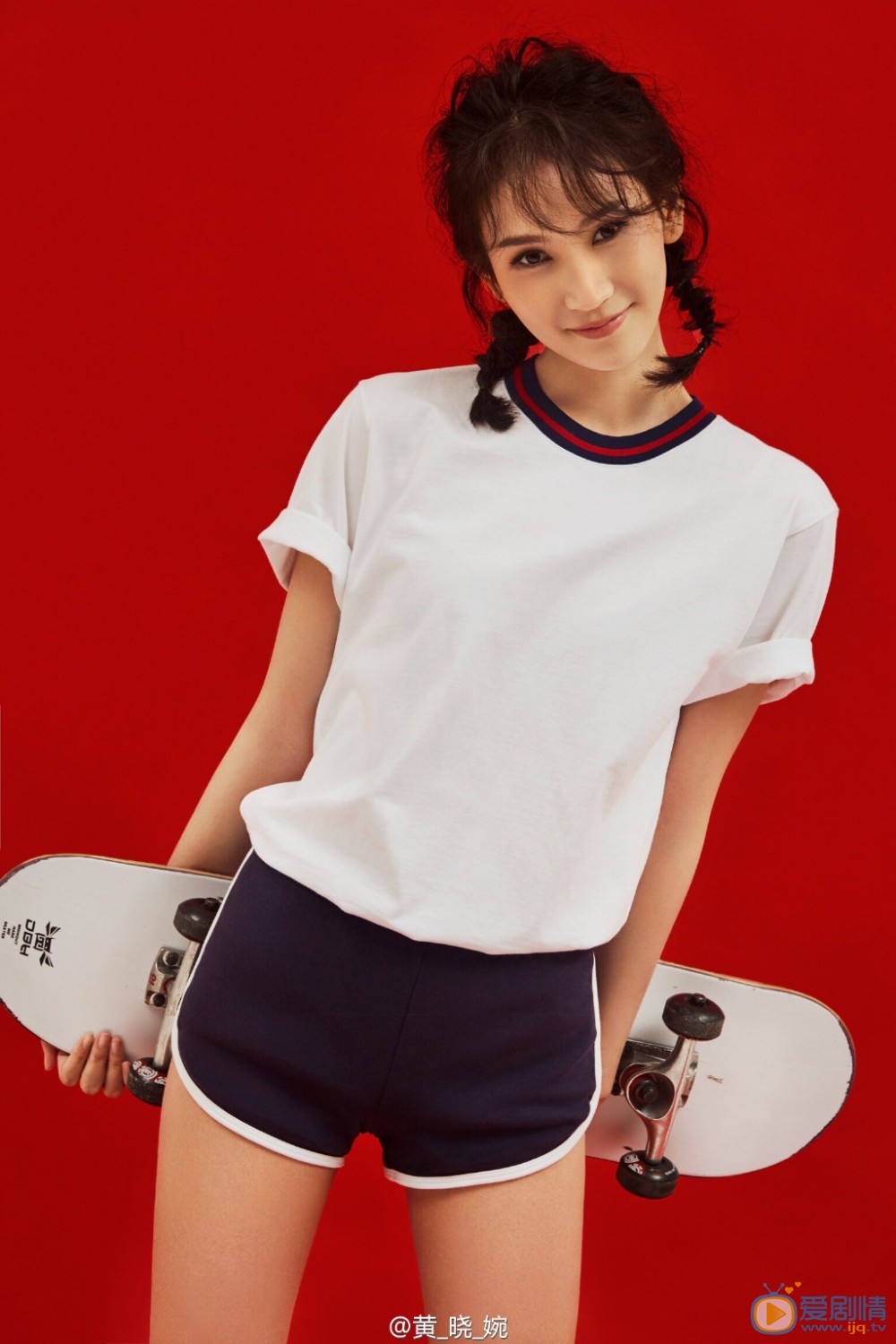 黄晓婉清纯写真照