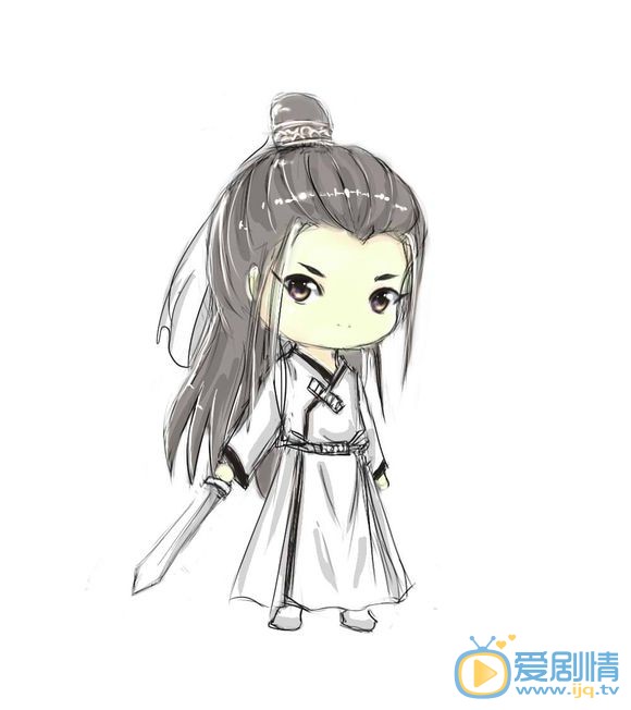 沈晓海Q版素描写真 沈晓海高清写真_沈晓海高清剧照