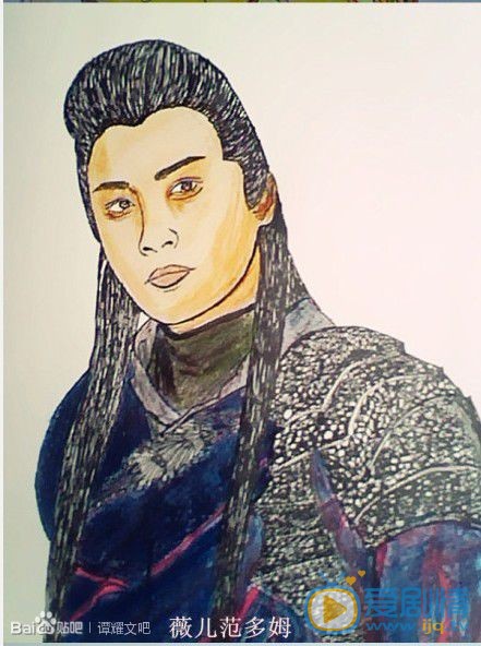 谭耀文Q版素描照 谭耀文高清写真_谭耀文高清剧照