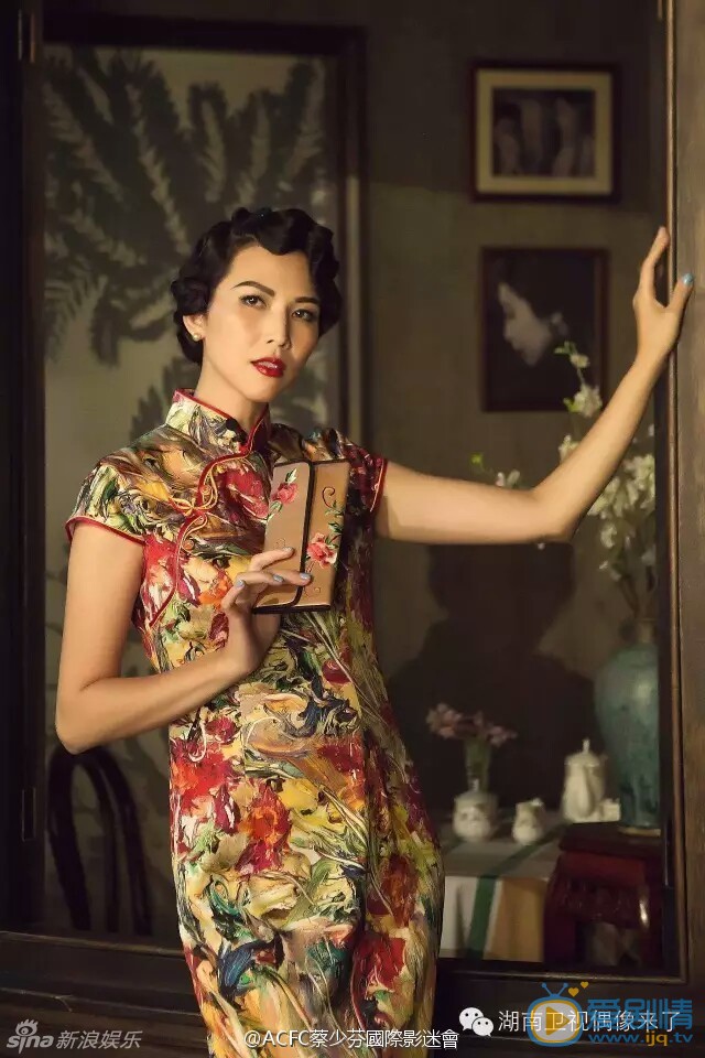 蔡少芬旗袍写真