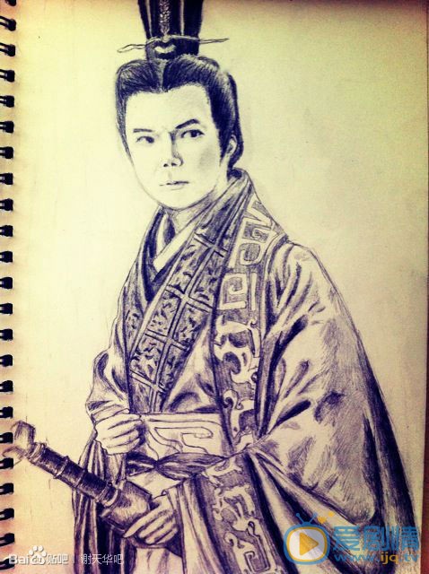 谢天华Q版素描照 谢天华高清写真_谢天华高清剧照