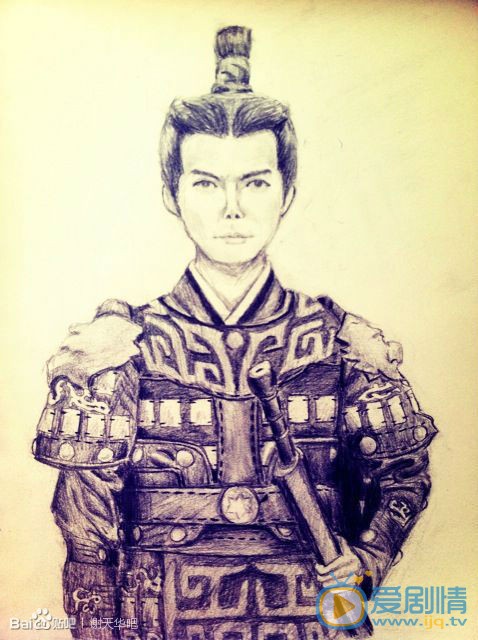 谢天华Q版素描照 谢天华高清写真_谢天华高清剧照