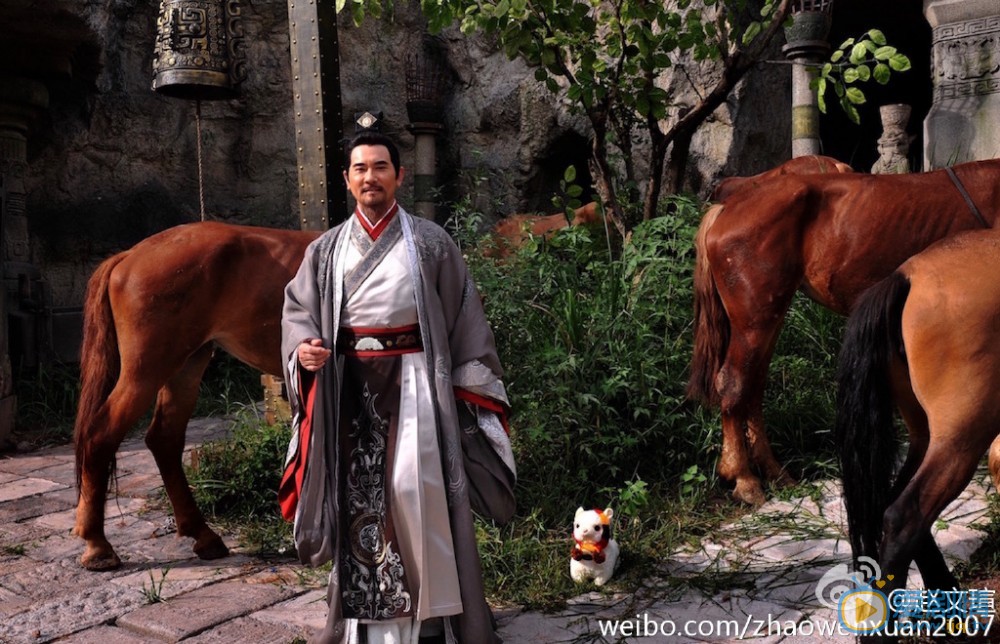 赵文瑄片场照 赵文瑄高清写真_赵文瑄高清剧照