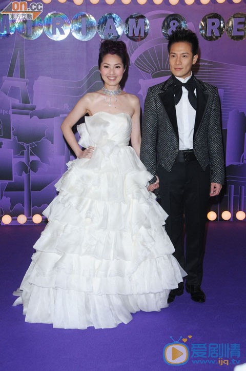 杨千嬅结婚照 杨千嬅丁子高结婚照