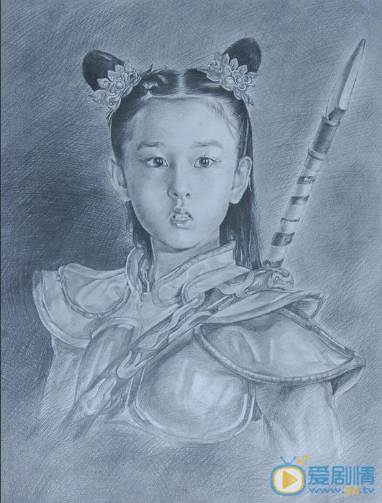 宋祖儿Q版素描照 宋祖儿高清写真_宋祖儿高清剧照