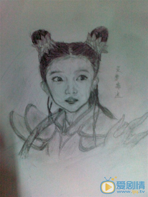 宋祖儿Q版素描照 宋祖儿高清写真_宋祖儿高清剧照