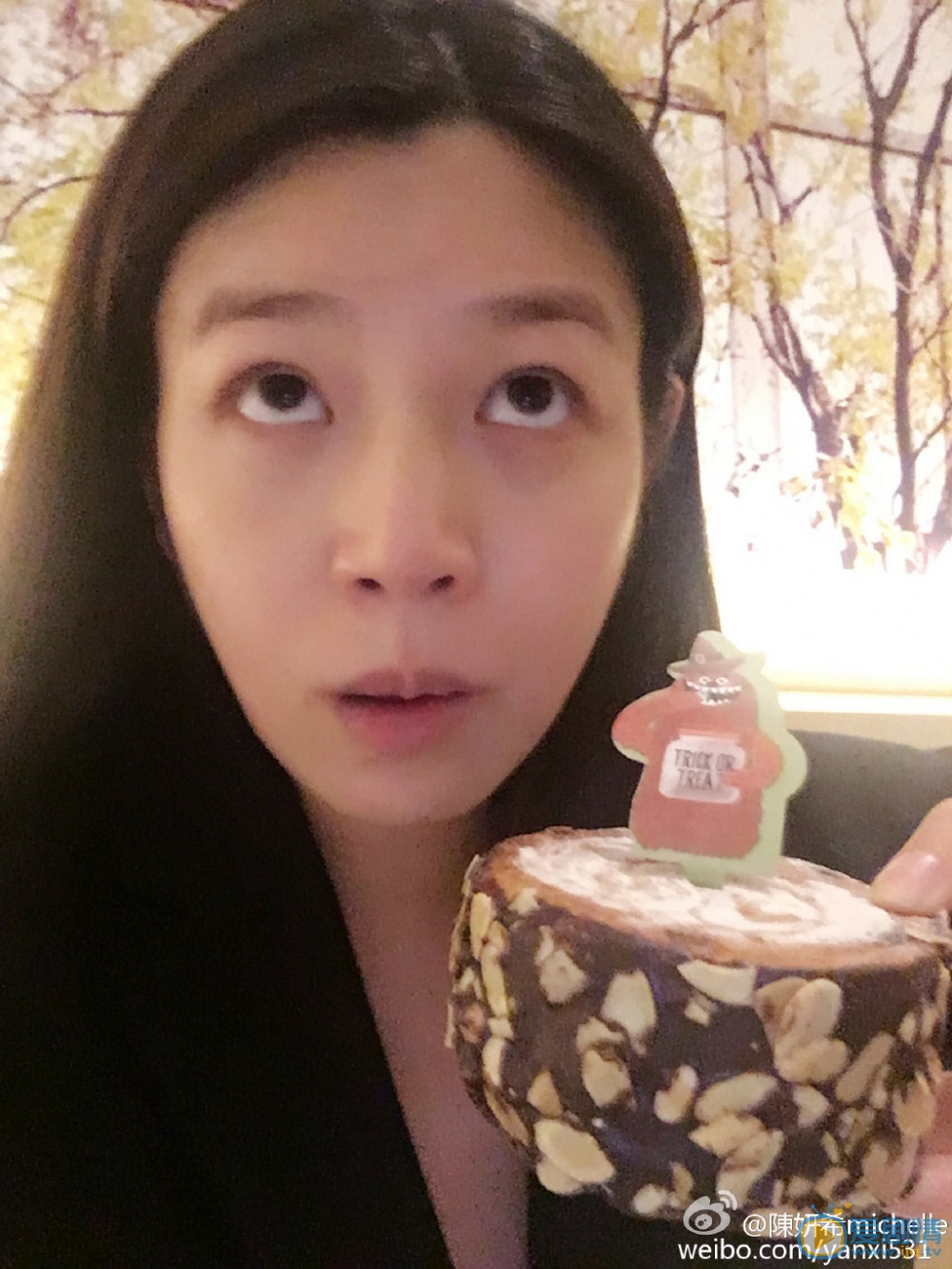 陈妍希嘟嘴卖萌照 陈妍希高清写真_陈妍希高清剧照