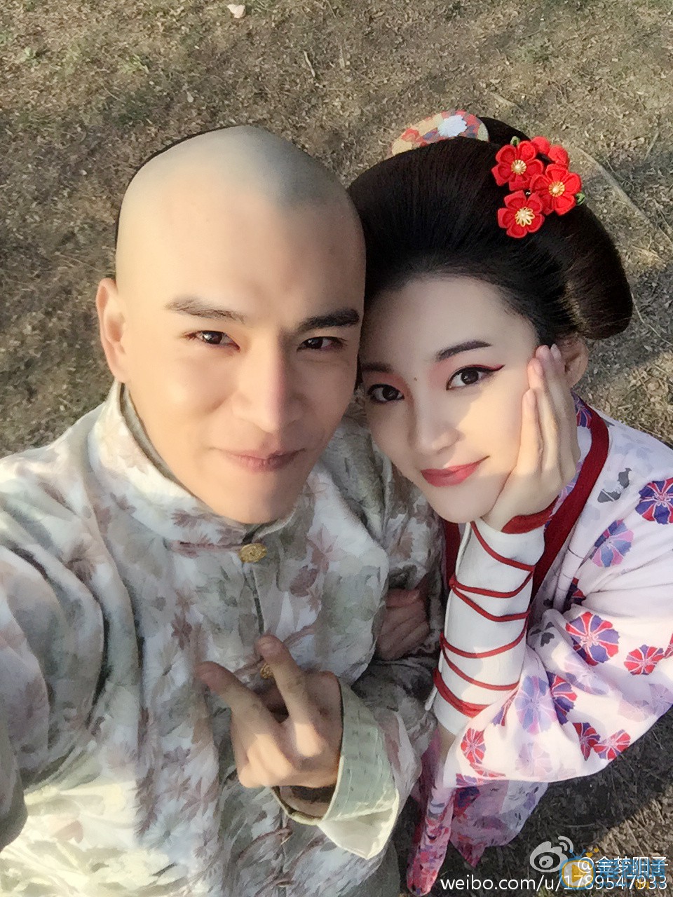 金梦阳子片场照 金梦阳子片场照